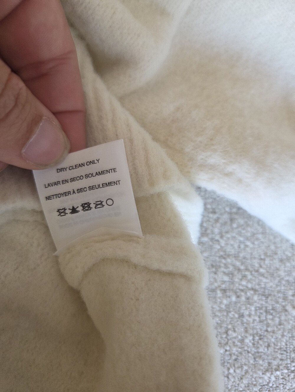 Thread & Supply Midwest Graphic Sweater Cream Grey L - Picture 8 of 8
